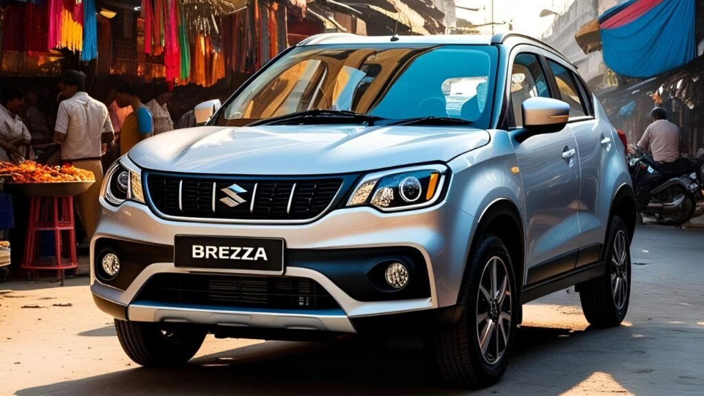 Maruti Brezza 2025, Maruti Brezza EMI प्लान, ₹1.90 लाख डाउन पेमेंट, Maruti Brezza